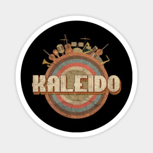 Tshirt Music Designs Vintage Retro - Kaleido Detroid Rock Music Magnet